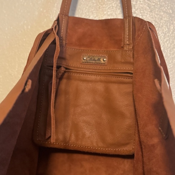 NEW! Cleobella Fringe Leather Tote Bag - Picture 6 of 12